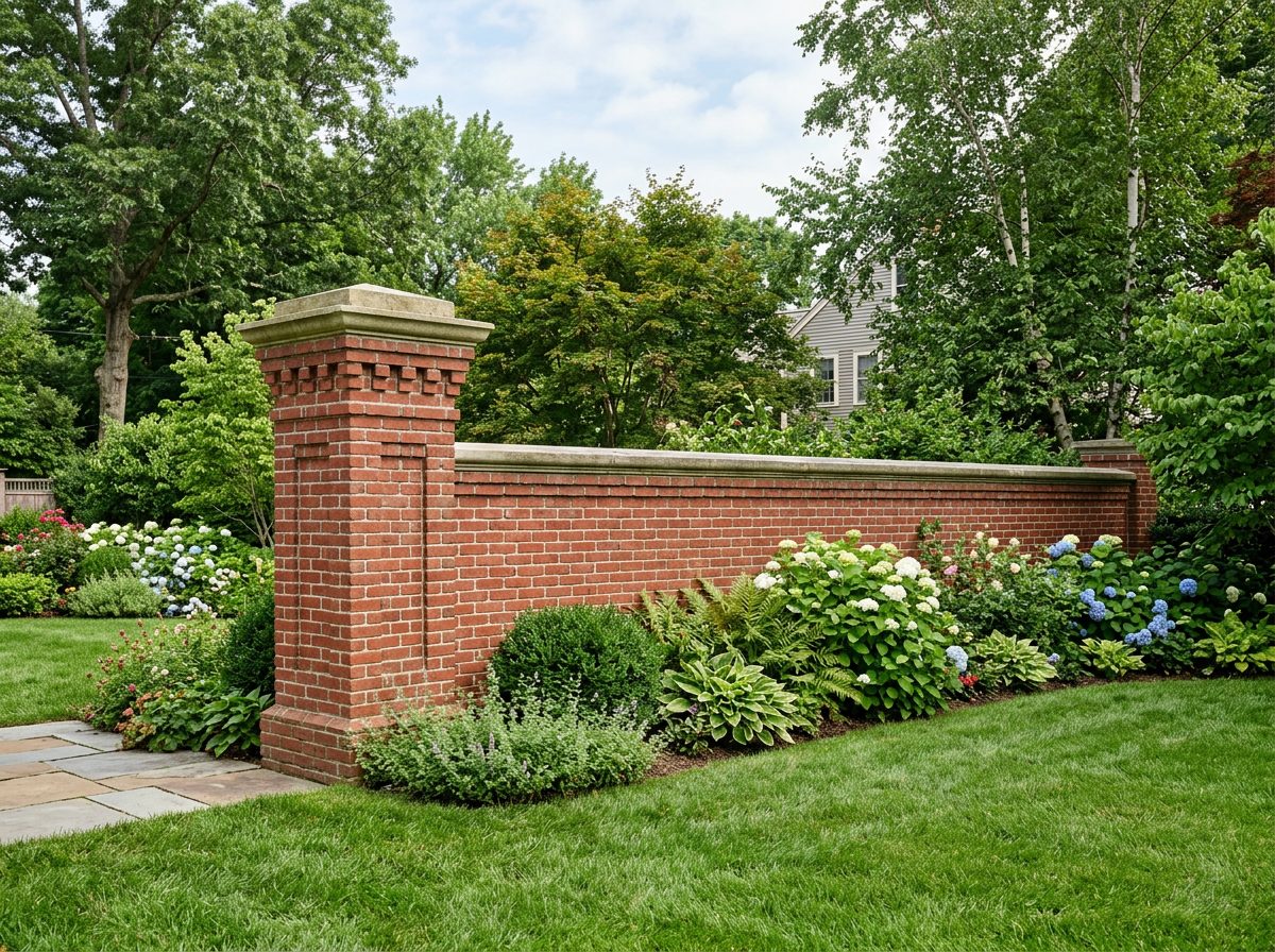 Brick Garden Wall